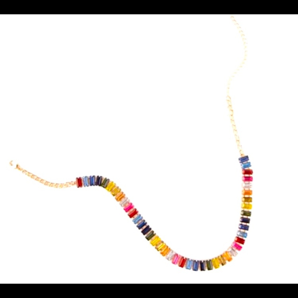 LAST ONE Colorful PRIDE Stone Necklace ❤️💕